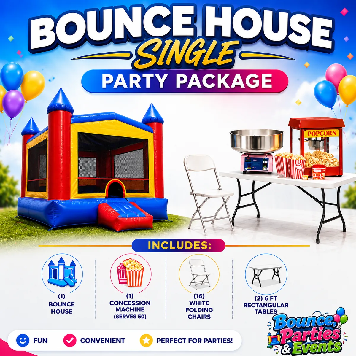 Birthday Bash Package party package
