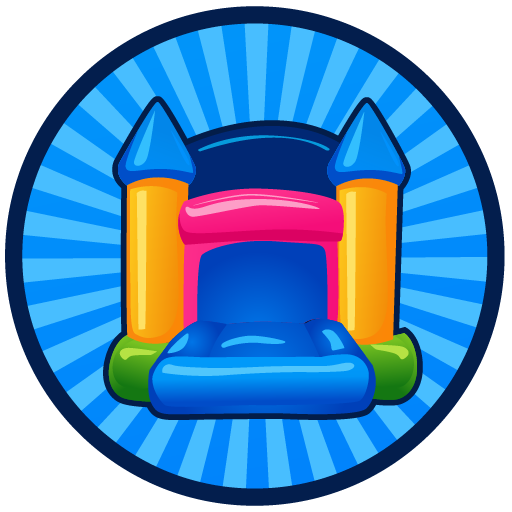Round — Bounce House app icon for Bounce, Parties & Events