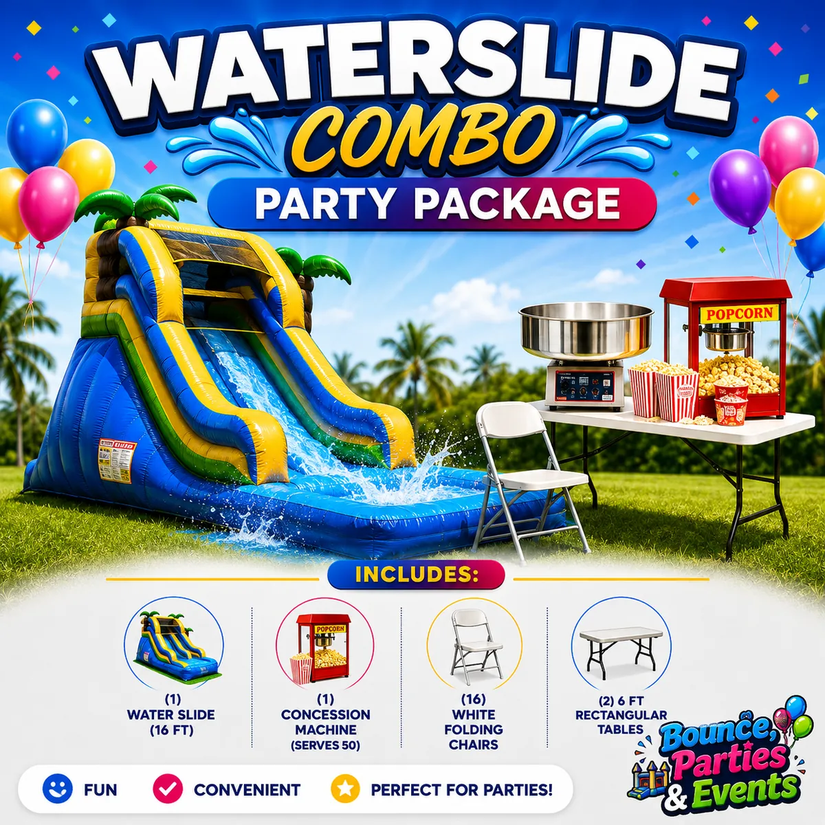 Water Slide Package party package