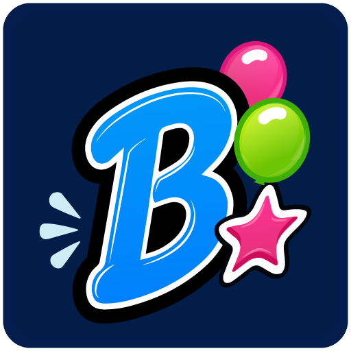 Square — Navy B app icon for Bounce, Parties & Events