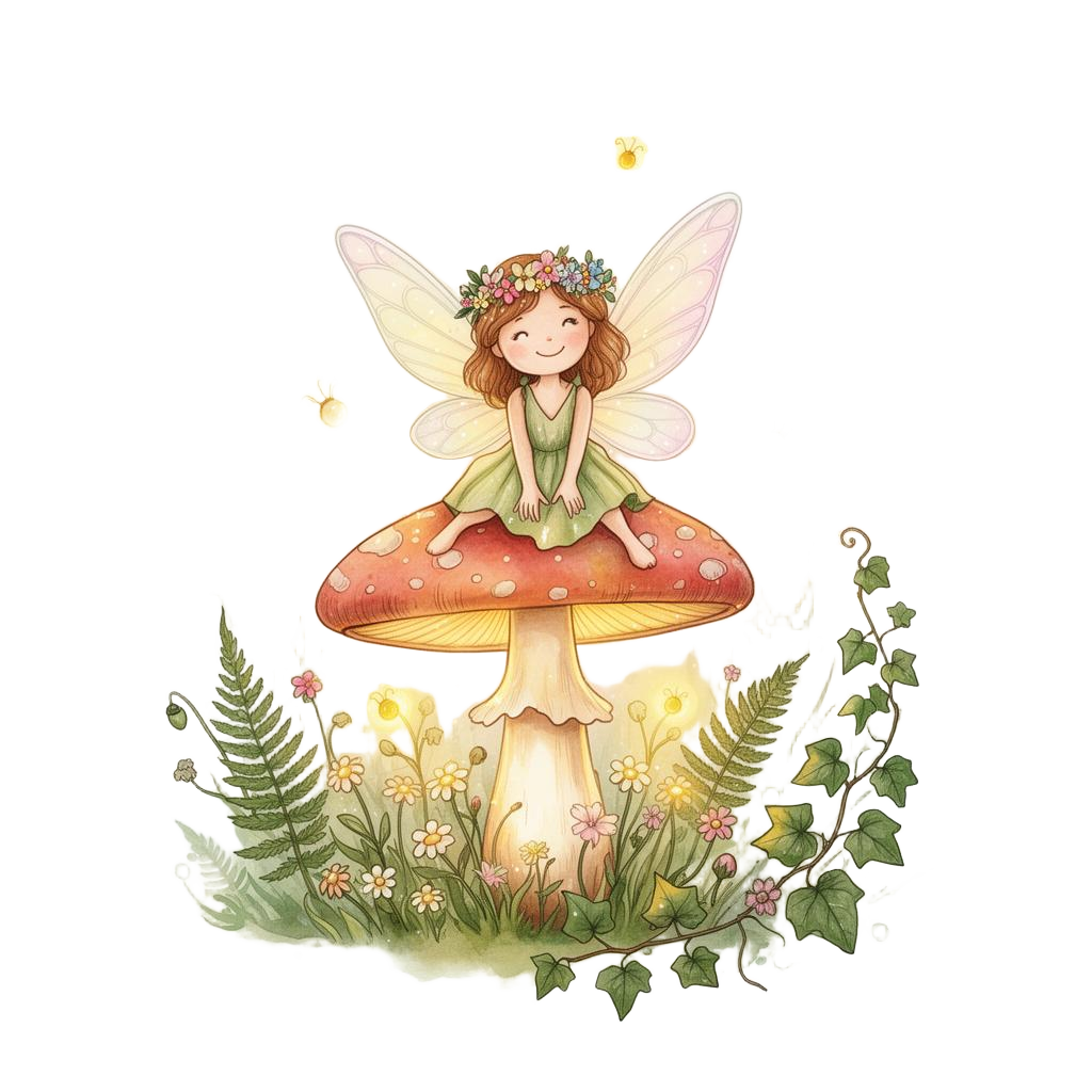 Garden fairy mascot