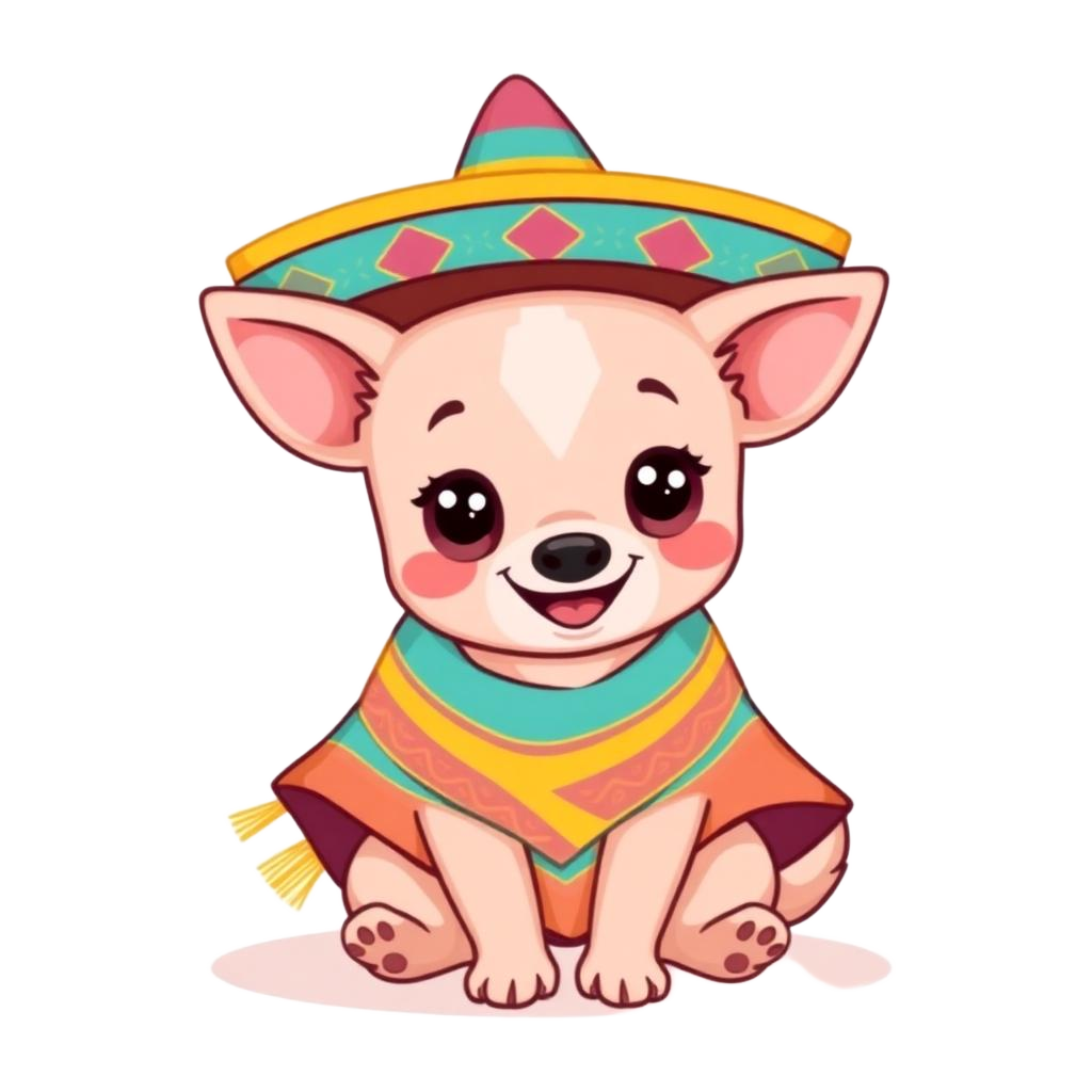 Chihuahua in a serape