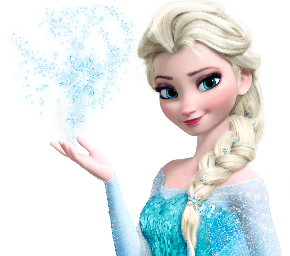 Elsa with snowflake magic