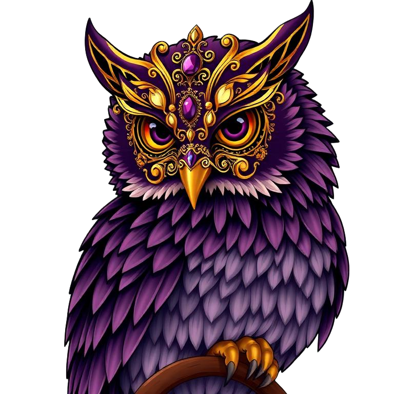 Masked owl mascot