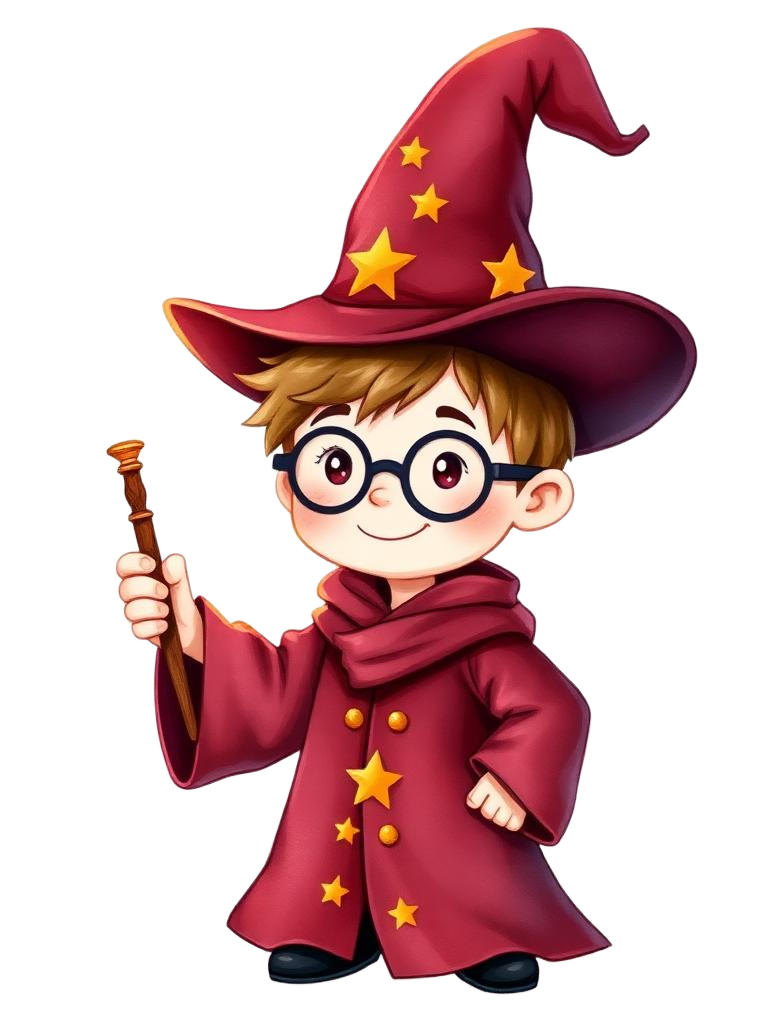 Young wizard apprentice