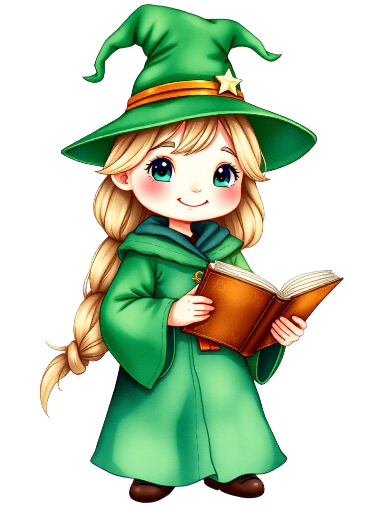 Young witch apprentice